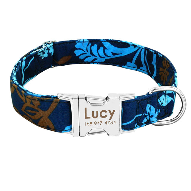 Dog Tag Collar Leash