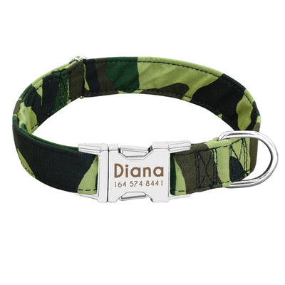 Dog Tag Collar Leash
