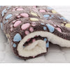 Coral Fleece Winter Thicken Warm Sleeping Beds